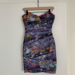 BCBGMaxAzira strapless dress size 2